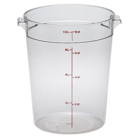 Camwear 8 Qt. Polycarbonate Clear Container